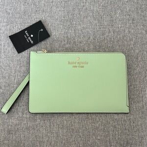 Kate Spade Mint Green Wristlet